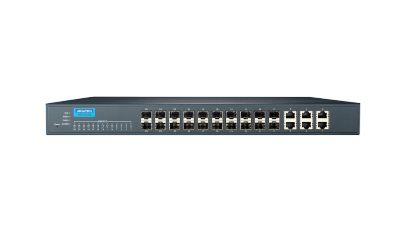 6GE+20G SFP Port Managed Switch , 48VDC